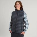 Kathmandu Heli Women's 600 Fill Hooded Lightweight Down Vest | Blue Puffer Vest - 8