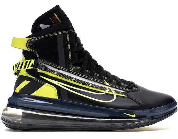 Nike Air Max 720 Saturn QS Black/dynamic Yellow-University Red BV7786-001 Men's