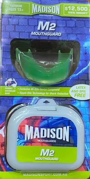 Madison M2 Mouthguard Junior or Senior Green Senior