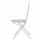 vidaXL - 3 Piece Bistro Set Steel - Greyish White