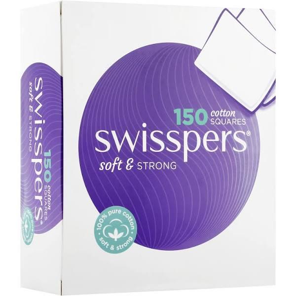 Swisspers - Cotton Squares 150 Pack