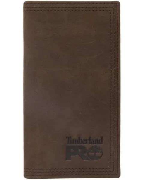 Timberland Pro Mens Leather Long Bifold Rodeo Wallet With RFID Wallet