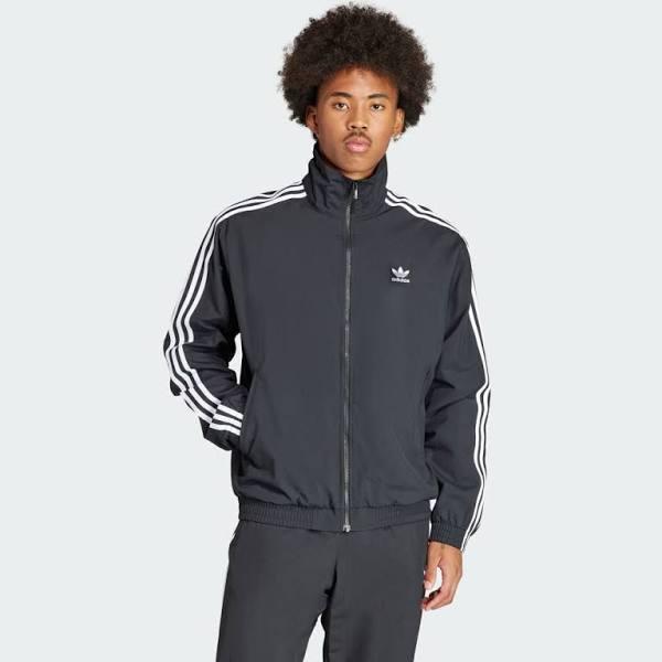 adidas-Adicolor Woven Firebird Track Top-Men-Black-M