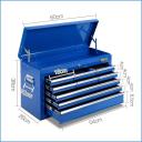 Giantz 9 Drawer Mechanic Tool Box Storage - Blue