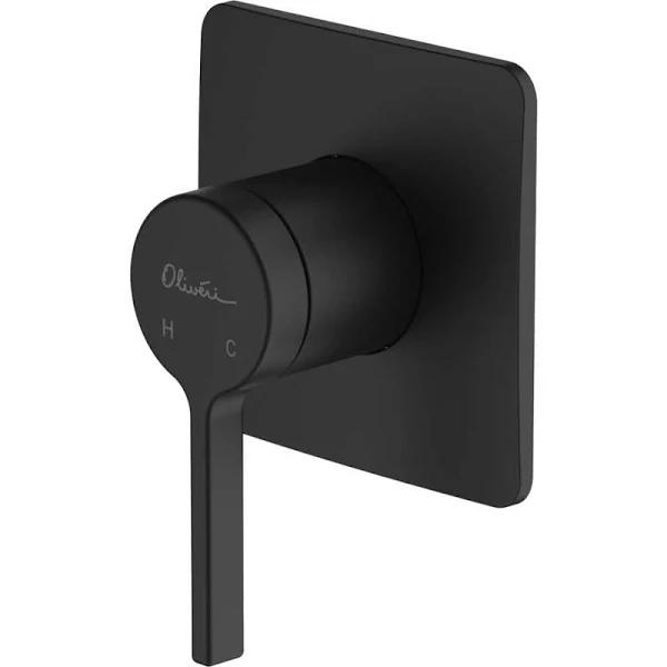 Oliveri Matte Black Stockholm Wall Mixer