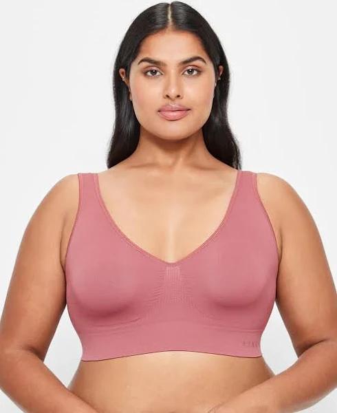 Bonds Seamless Comfy Crop Top - Red - XL - AfterPay & zipPay Available