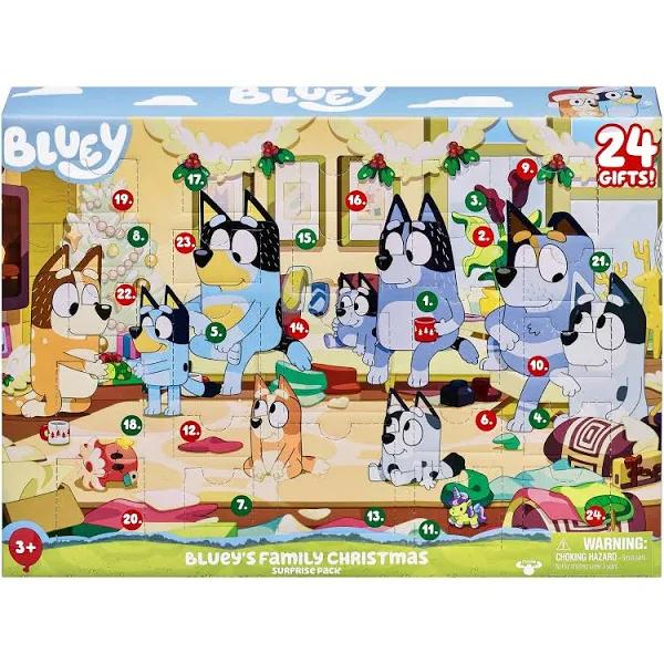 Bluey Family Christmas Advent Calendar Surprise Pack