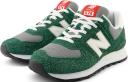 New Balance Green & Gray 574 Sneakers