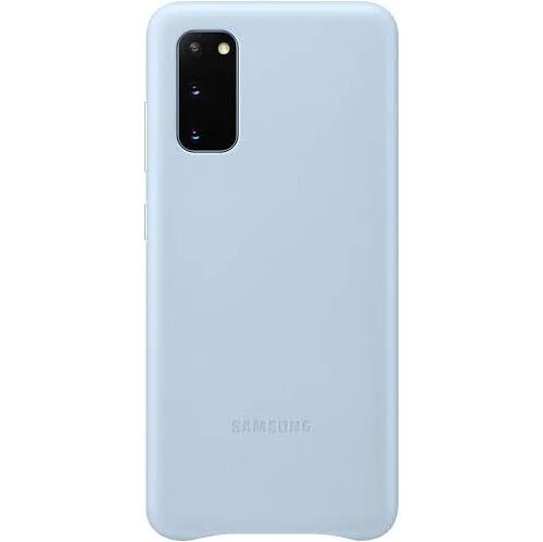 Samsung Galaxy S20 Leather Cover - Blue