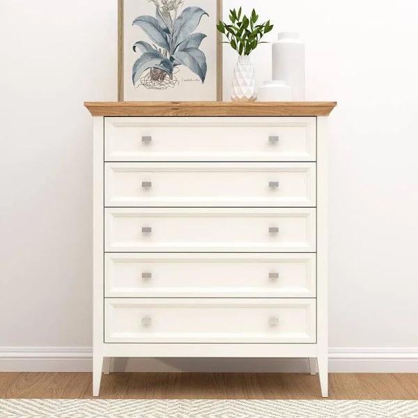 Coogee 5 Drawer Chest Tallboy Dresser