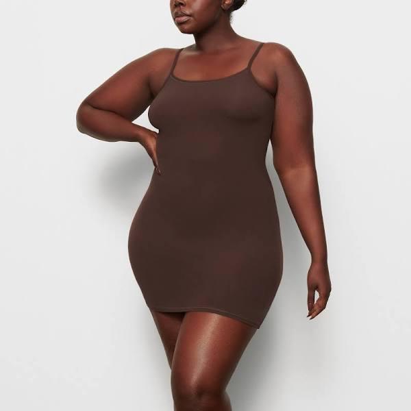 SKIMS Slip Dress | Cocoa | Deep Neutral | Fits Everybody | 3XL | 3X-Large | Plus Size | Women's