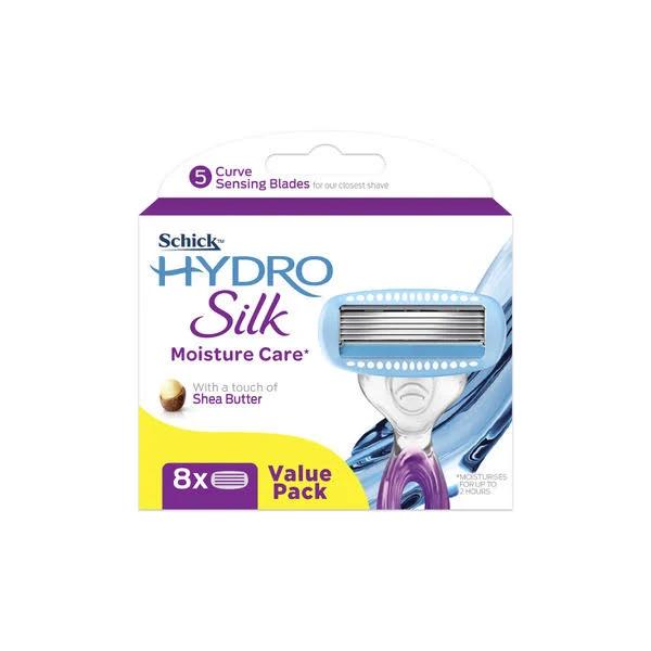 Schick Hydro Silk Blade Refills Value 8 Pack