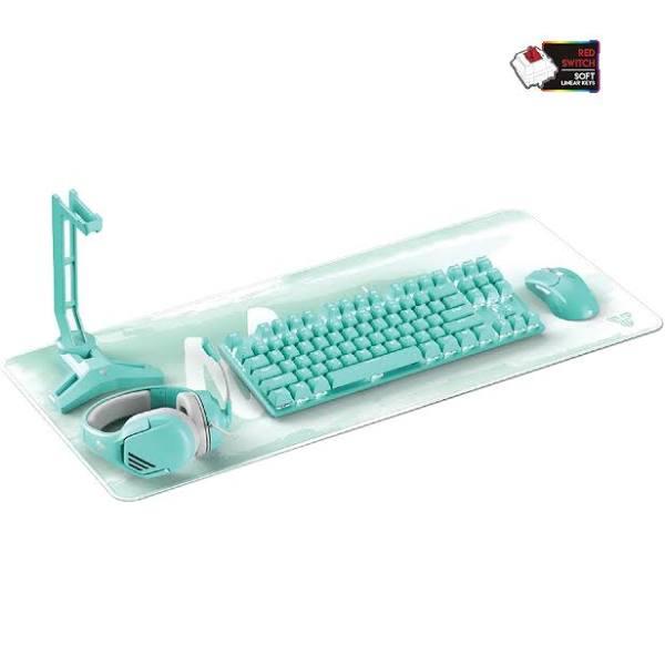 Fantech Mint Gaming PC Mechanical Keyboard(Red Switch) / Mouse / Mousepad / Headset / Stand Mint Keyboard Bundle