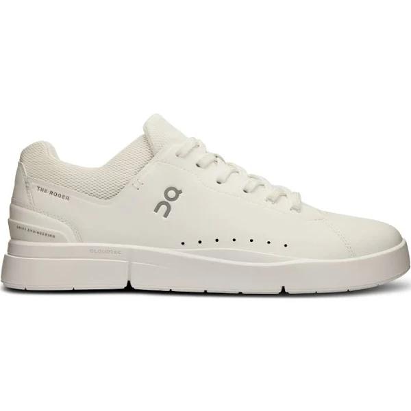 On Men's The Roger Advantage Lifestyle Shoe in All White, Size: 13.5, Recycled Polyamide/Polyester