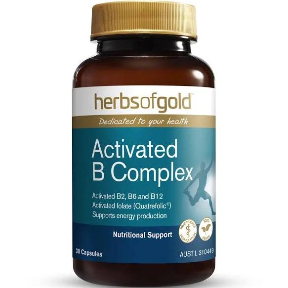 Herbs of Gold - Activated B Complex 30 Capsules