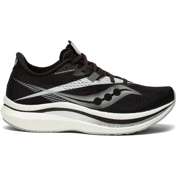 Women's Saucony Endorphin Pro 2 6.5-B / Black / White