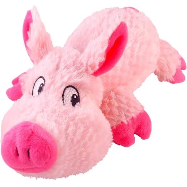 Yours Droolly Small Cuddlies Pink Pig Dog Toy