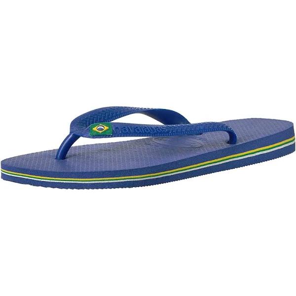 Havaianas Brazil Logo Flip Flop Sandals - Marine Blue