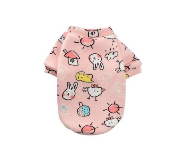 HOD Pink Chick Puppy Pastels Dog Sweater - Large