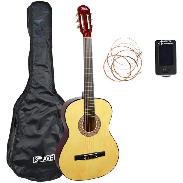 3rd Avenue Full Size Classical Guitar Pack - Natural