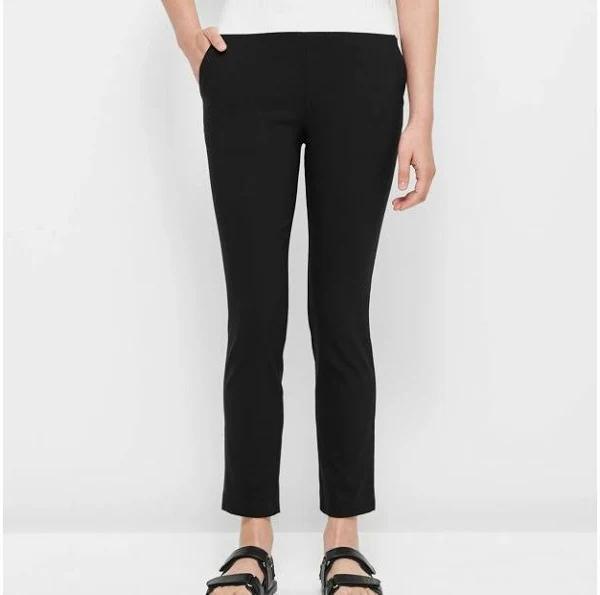 Carrie Skinny Ankle Length Bengaline Pants - Preview | Black | Size 18