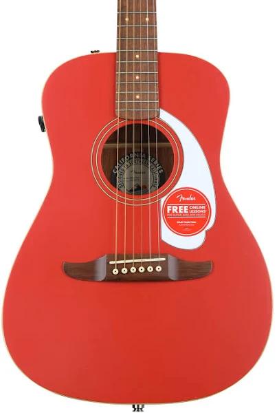 Fender Malibu Player Fiesta Red