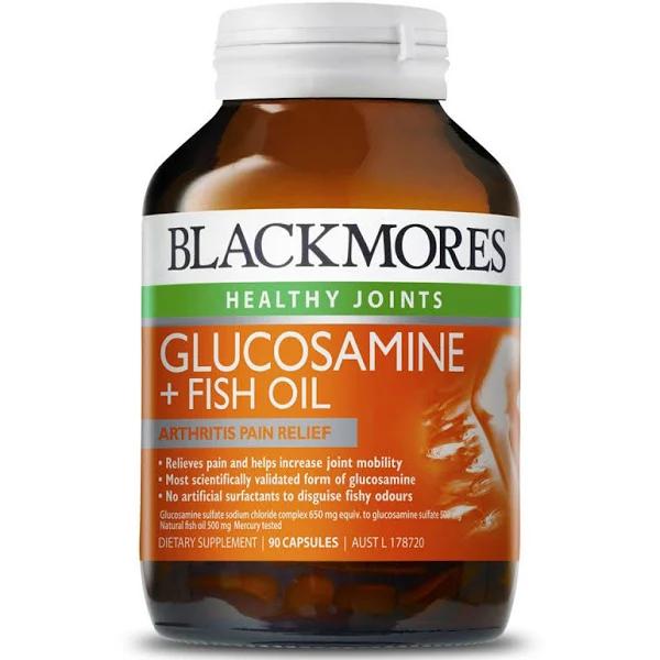 Blackmores Glucosamine + Fish Oil - 90 Capsules