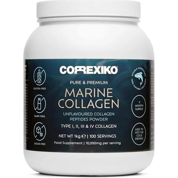 Marine Collagen Peptides. Hydrolyzed Protein Powder for Joints, Skin, Hair, Nails & Digestion - Made in Canada