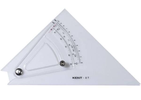 Kent Adjustable Set Square 10T - 250mm