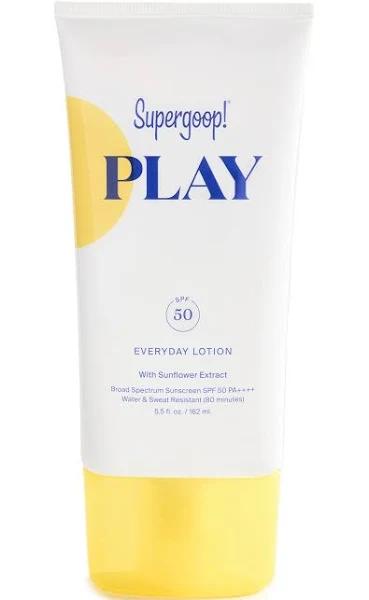 SUPERGOOPR Play Everyday Lotion SPF 50 Sunscreen, 5.5 oz