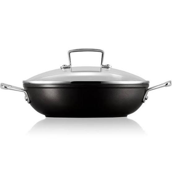 Le Creuset Toughened Non Stick Shallow Casserole With Lid 26cm