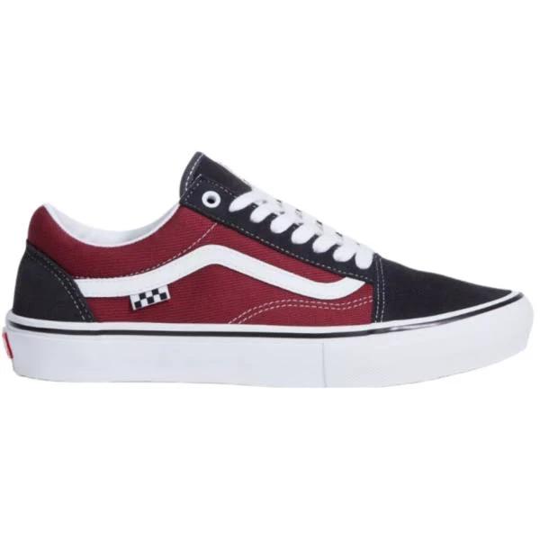 Vans Skate Old Skool Shoes (Asphalt/Pomegranate - 4.5)