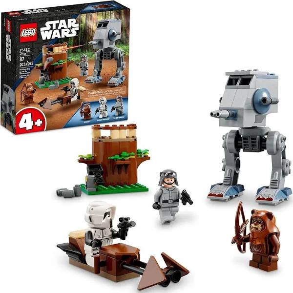 LEGO Star Wars AT-ST 75332 Toy Building Set For Preschool Kids, Boys, and Girls Ages 4+ (87 Pieces)