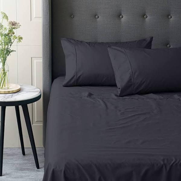 Tontine 1200 Thread Count Premium Elegance Sheet Set - Dark Pewter - Charcoal - Size Queen