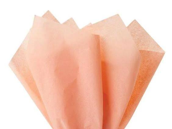 Elk Tissue Paper 500x750mm Peach 500 Sheets Ream