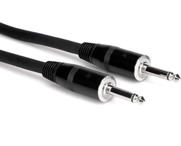 Hosa SKJ Pro Speaker Cables REAN 1/4 Inch TS - (50 Feet) (Black)