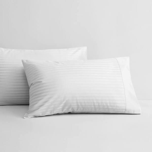 Sheridan 1200TC Millennia Pillowcase Pair - Snow / Standard