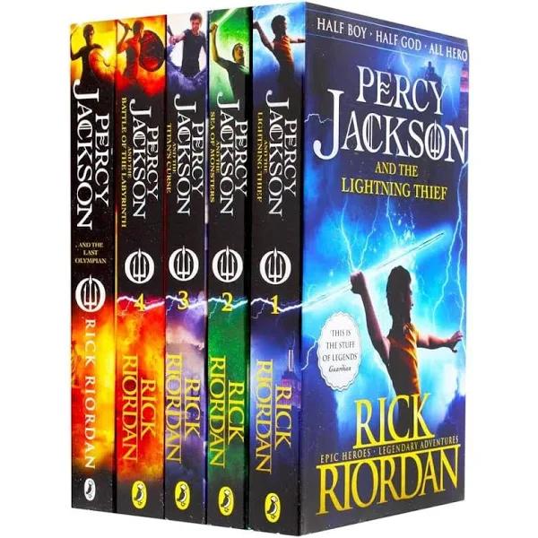 Percy Jackson The Ultimate Collection 5 Books Set Epic Heroes Legendary Adventures by Rick Riordan