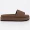 Itno Womens Mili Flatform Mule Brown Size 9 - Platypus | AfterPay Available