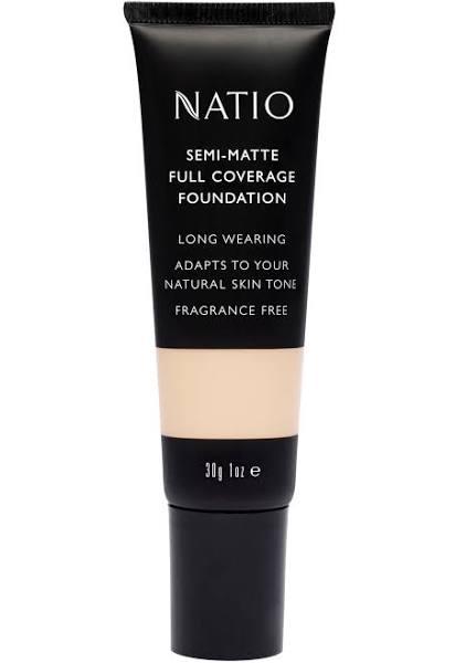 Natio Full Coverage Semi Matte Foundation Shell