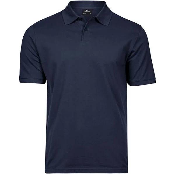 Tee Jays Mens Cotton Pique Polo Shirt (Navy) (S)