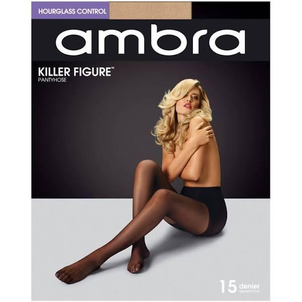 Ambra Killer Figure Sheer Pantyhose Natural