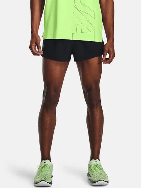 Under Armour Launch Run Split Shorts Black - M