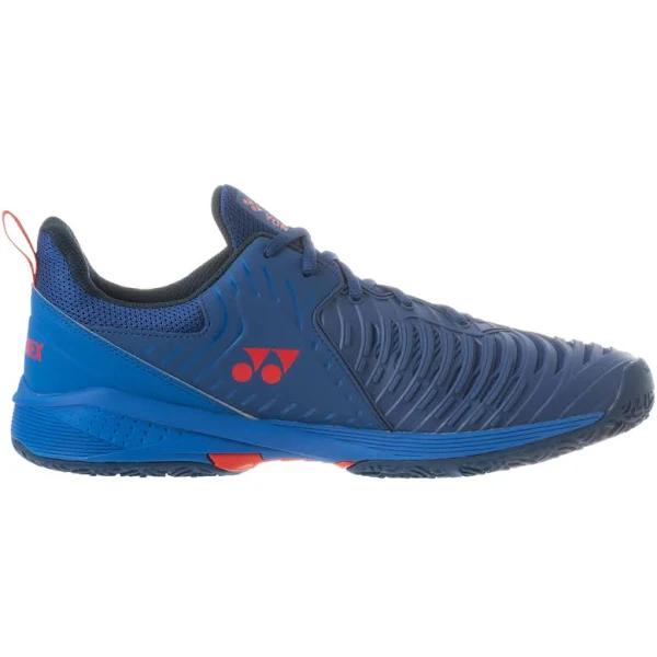 Yonex Sonicage 3 2022 Mens Clay Tennis Shoes - Navy/Red 7