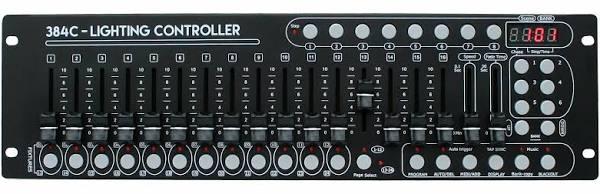 E-Lektron C-384C DMX Controller Lighting Control Desk 24x16 Channels