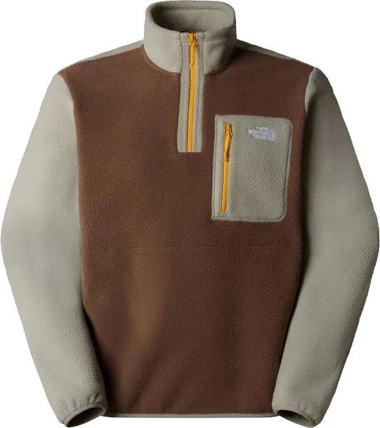 The North Face Brown Yumiori 1/4 Zip Fleece Mens