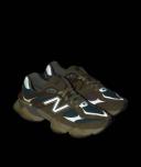 New Balance Unisex 9060 Mushroom/Aluminum/Cyclone - Size 4.5