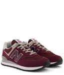 New Balance Burgundy 574 Core Sneakers