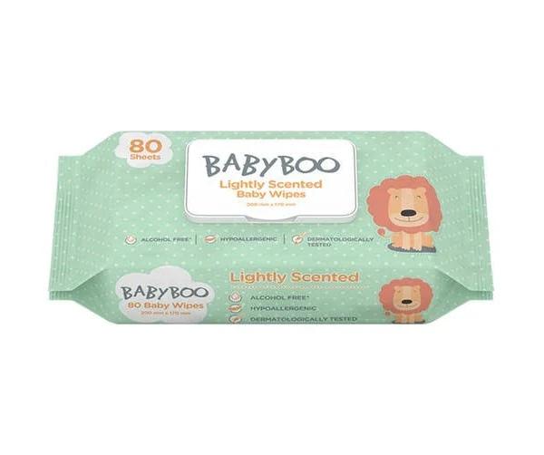 Baby Boo Baby Wipes Lightly Scented 80 Pack