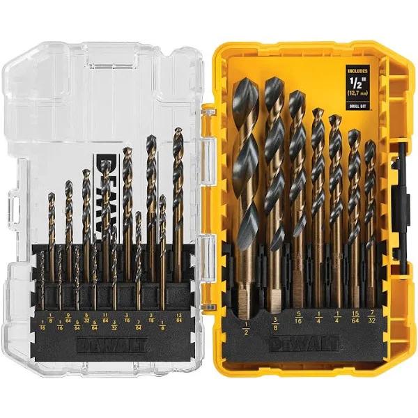 DeWalt Black and Gold Drill Bit Set (21-Piece) DWA1181